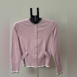 Brooks Brothers Pink Cardigan Sweater